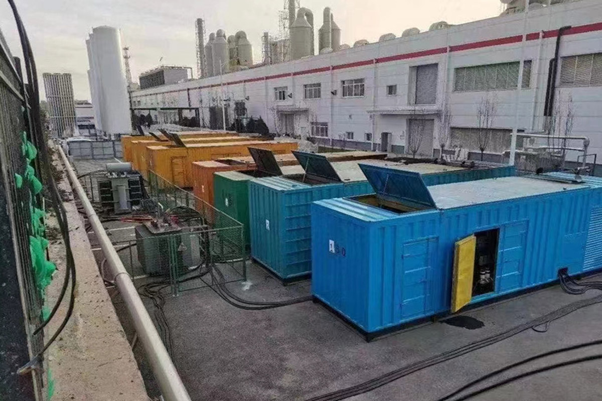 工布江达发电机租赁施工现场